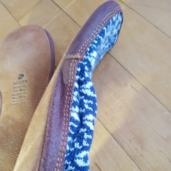 Acorn slouch slipper socks with suede soles Men 7.5-8.5 /Women 9.5-10.5 NWOT - Picture 5 of 7